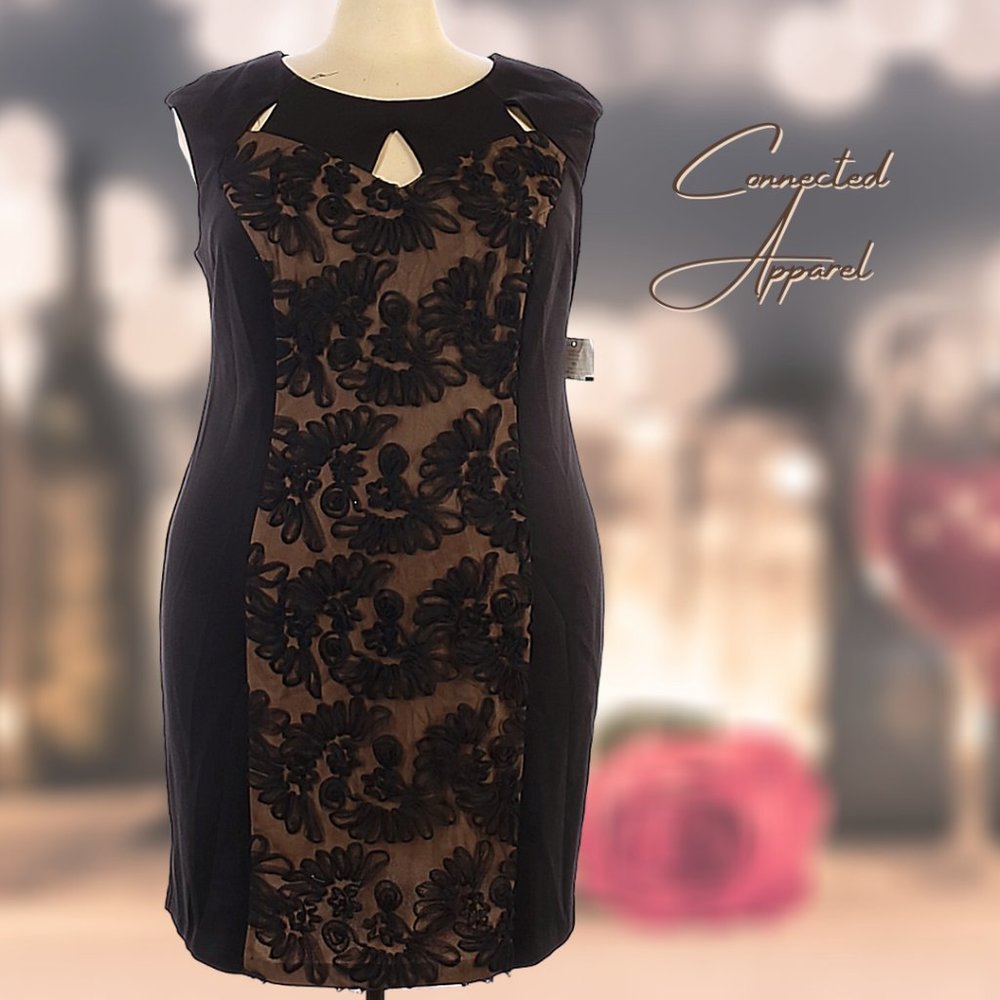 Black/Brown Cocktail Dress